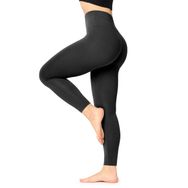 Bellivalini BLV50-292 High Waist Slim Viskoz Uzun Spor Yoga Siyah Kadın Tayt