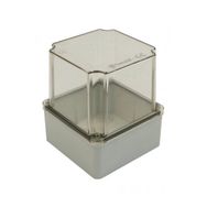 Bemis BB2-0521-0063 120x120x140 mm ABS IP44 Şeffaf Kapaklı Plastik Buat