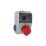 Bemis BD5-2134-2020 IP44 Ön 1x380V 5/32A Yan 2x220V 1/16A V7 Kombinasyon Kutusu