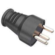 Bemis BK1-2504-4011 3x25A 3P+E 380V IP44 Kauçuk Plastik Trifaze Düz Fiş