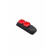 Bemis BK6-2504-4612 3x25A 3P+E 380V IP55 Kauçuk Plastik Trifaze 2li Grup Priz
