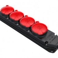 Bemis BK6-2504-4618 3x25A 3P+E 380V IP55 Kauçuk Plastik Trifaze 4lü Grup Priz