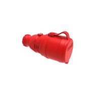 Bemis BV6-1402-2311 1x16A 2P+E 200 250 Watt IP44 Kırmızı Monofaze Kauçuk Uzatma Prizi