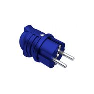Bemis BY2-1402-2022 Mavi 1x16A 2P+E 200 250V IP44 Plastik Monofaze Eğik Fiş