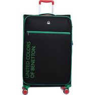 Benetton 14BNT2100-01-S Trolley 70 cm Siyah Büyük Boy Valiz
