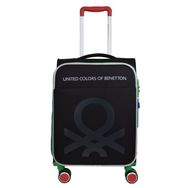 Benetton 14BNT2200 Siyah Kumaş Kabin Boy Valiz