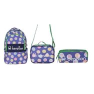 Benetton 15198 Beslenmeli Sırt Çantası + Kalemlik Seti