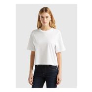 Benetton 3BL0E17G5 Beyaz Kadın T-shirt