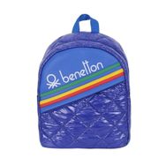Benetton 70265 Mavi Kapitone Anaokulu Çantası