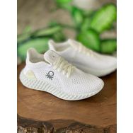 Benetton BN-30009 -3570 Beyaz Kadın Spor Ayakkabı