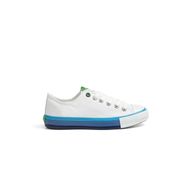 Benetton BN-30176-3374 Beyaz Mavi Kadın Spor Ayakkabı