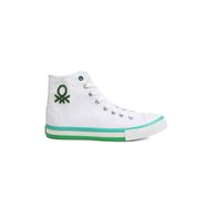 Benetton BN-30192-3374 Beyaz Yeşil Erkek Spor Ayakkabı