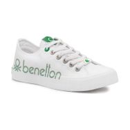 Benetton BN-30566 Beyaz Kadın Spor Ayakkabısı