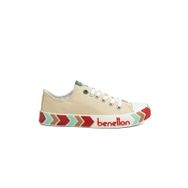 Benetton BN-30620-3374 Bej Kadın Spor Ayakkabı