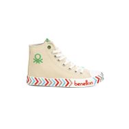 Benetton Bn-30625-3374 Bej Kadın Spor Ayakkabı