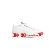 Benetton BN-30643-3394 Beyaz Fuşya Çocuk Spor Ayakkabı