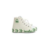 Benetton BN-30813 3394 Beyaz Yeşil Çocuk Spor Ayakkabı