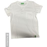 Benetton BNT-B21405-002 Beyaz Erkek Çocuk T-shirt