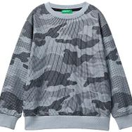 Benetton Emoji Desenli Çoklu Erkek Çocuk Sweatshirt