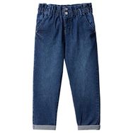 Benetton Paperbag Strech Denim Kız Çocuk Pantolon