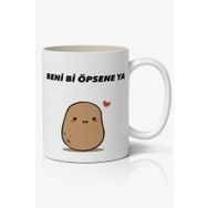 Beni Bi Öpsene Ya Yazılı Baskılı Kupa