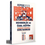 Benim Hocam Yayınları - 2023 KPSS Eğitim Bilimleri Rehberlik ve Özel Eğitim Tamamı Çözümlü Soru Bankası