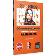 Benim Hocam Yayınları 2024 KPSS Eğitim Bilimleri Öğrenme Psikolojisi Tamamı Çözümlü 24 Deneme