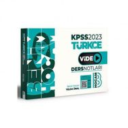 Benim Hocam Yayınları 2024 KPSS Türkçe Video Ders Notları Türkçe