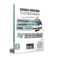 Benim Hocam Yayınları - 2024 Tüm Adaylar İçin Taktiklerle Çarpanlara Ayırma - Denklemler - Oran Orantı Konu Anlatımlı Soru Fasikülü
