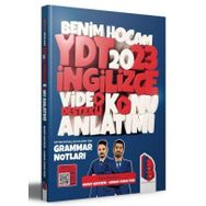 Benim Hocam Yayınları - 2024 YDT İngilizce Grammar Ders Notları