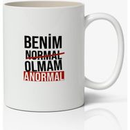 Benim Normal Olmam Anormal Baskılı Kupa