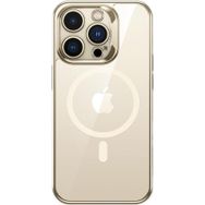 Benks iPhone 14 Pro Max Uyumlu Magsafe Özellikli Cam Yüzey Ekran Koruyuculu Electroplated Kapak Kılıf