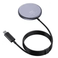 Benks W06 MagSafe Wireless 15 W Kablosuz Siyah Mıknatıslı Şarj Cihazı