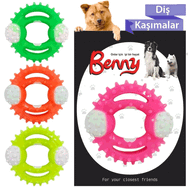Benny Diş Kaşıma Yuvarlak Köpek Oyuncağı