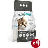 BentySandy Naturel Kokusuz Topaklaşan 4x5 lt Kedi Kumu