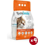 BentySandy Portakal Kokulu İnce Taneli 4x5 lt Kedi Kumu