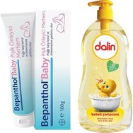Bepanthol Baby 100 gr Pişik Kremi+Dalin 500 ml Bebek Şampuanı