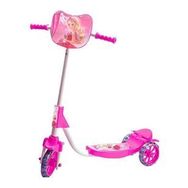 Beren Frenli Şeffaf Silikon Tekerlekli Barbie Figürlü Kız Çocuk Scooter