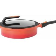 BergHoff 2307405 28 cm Gem Stay Cool Turuncu Kulplu Pilav Tenceresi