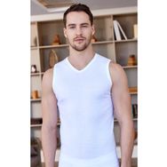 Berrak 1028 Erkek Ribana Kolsuz V Yaka T-shirt