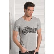 Berrak 1049 Motosiklet Baskılı Erkek T-Shirt