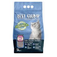 Best Clump 5 lt Bebek Pudra Kokulu Beyaz Bentonit Topaklanan Kedi Kumu