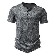 Bestgift Henry Koyu Gri Kısa Kollu Erkek Sweatshirt