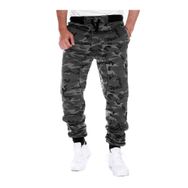 Bestgift Hip Hop Urban Gri Günlük Erkek Pantolon