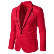 Bestgift Klapa Kırmızı Erkek Takım Elbise