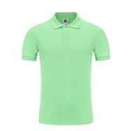 Bestgift Polo Açık Yeşil Kısa Kollu Erkek Gömlek
