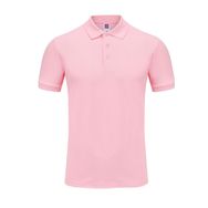 Bestgift Polo Pembe Kısa Kollu Erkek Gömlek