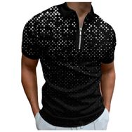 Bestgift Polo Resim Rengi 16 Kısa Çizgili Erkek T-shirt