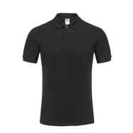 Bestgift Polo Siyah Kısa Kollu Erkek Gömlek