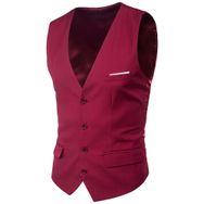 Bestgift Reglan Wine Red Kollu Erkek Kazak